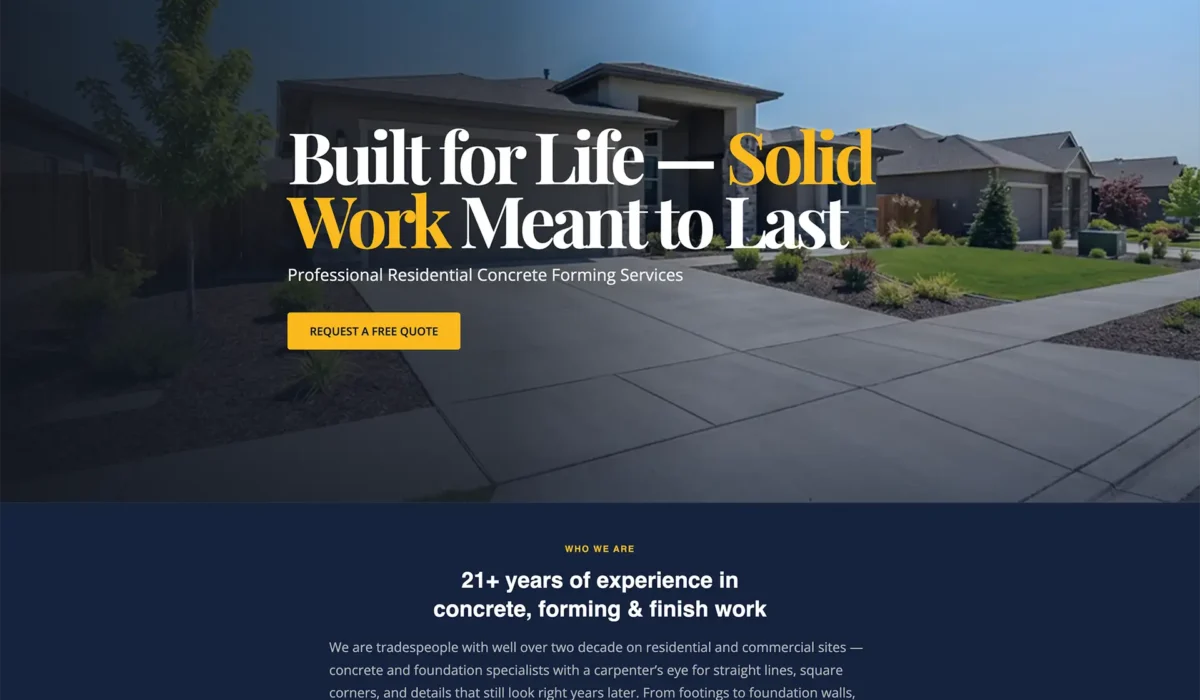 Built for Life Concrete